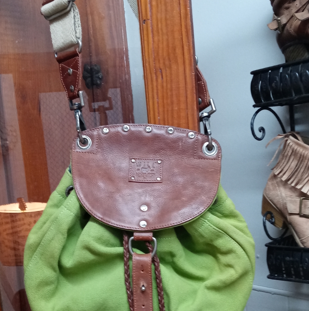 Will Leather Goods Canvas Leather Crossbody - Picture 7 of 8